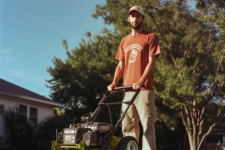 small battery lawn mower